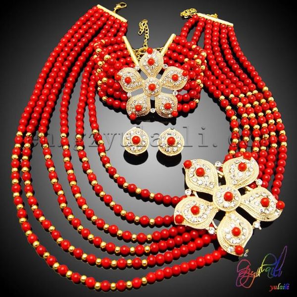 

earrings & necklace yulaili sumptuous jewelry set accesories, Silver