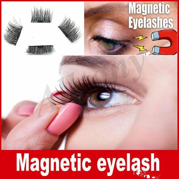 

wholesale-magnetic false eyelashes extension 0.2mm 3d magnetic makeup soft hair fake with retail 1