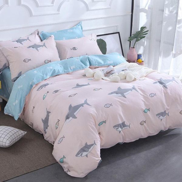 

bedding sets 2021 ab side solid simple set modern duvet cover king  full twin bed linen brief sheet flat