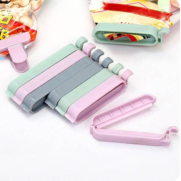 

12Pcs/Set Portable Sealing Bag Clips Snack Storage Clamp Plastic Tool TB Sale