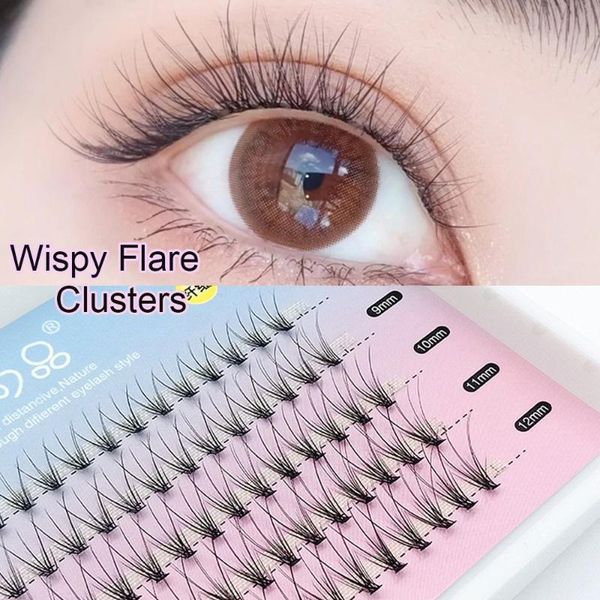 

false eyelashes light-weight diy natural looking long lashes extension individual