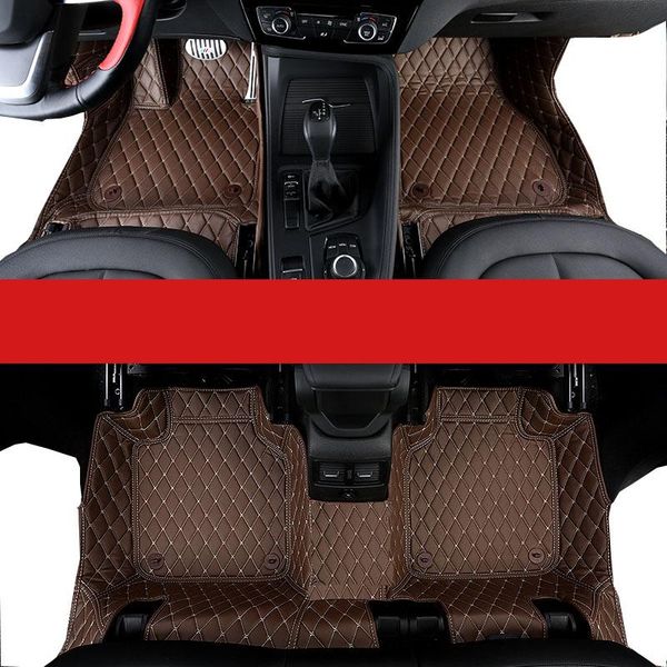 

lsrtw2021 leather car floor mat for x1 e84 f48 2008-2021 2012 2013 2014 2021 accessories carpet rug other interior