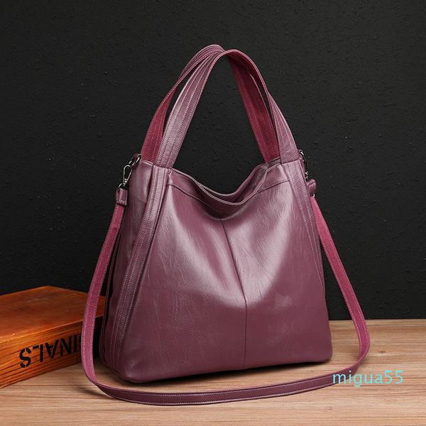 

cross body brand women's bag large capacity soft pu leather handbags luxury and trend ladies shoulder messenger