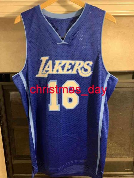 Costume Personalizado Pau Gasol Blue Boningman Jersey 2011 Homens Mulheres Juvenil Jersey Jersey XS-6XL