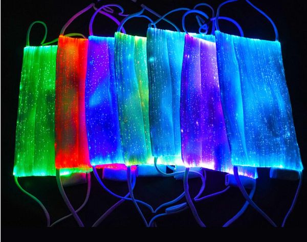 

fast dhl inventory pm2.5 filter element mask, led luminous party mask