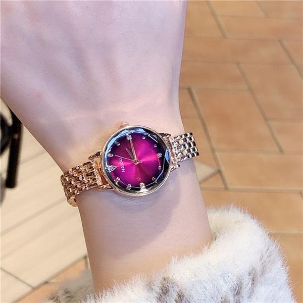 

wathes women luxury dial bracelet quartz clock fashion metal silver belt creative dress watches for ladies gift wristwatches, Slivery;brown