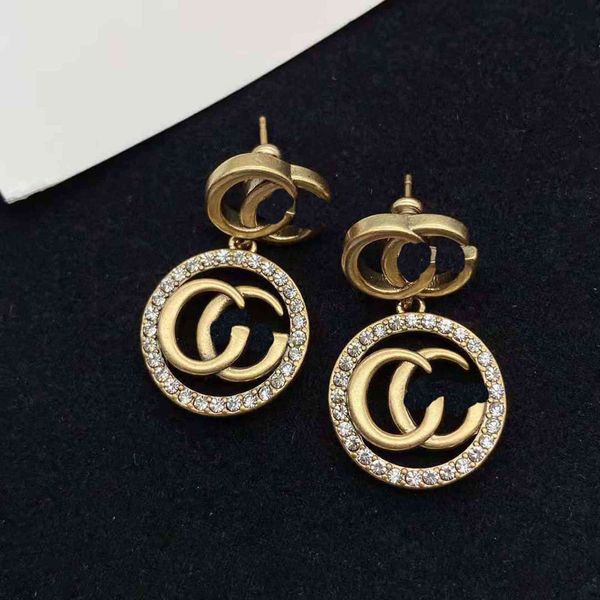 

design jewelry family gujia new silver needle double earrings women's fashion