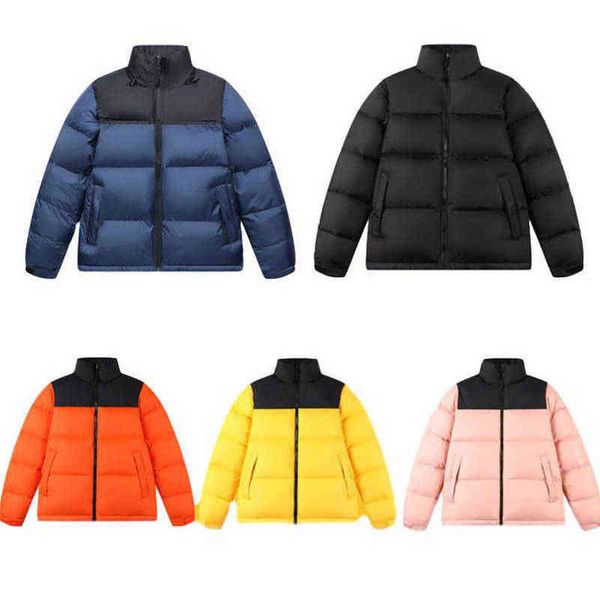 

21ss down cotton jacket mens and womens jackets parka coat 1996 nf winter outdoor fashion classic casual warm embroidery zippers, Black