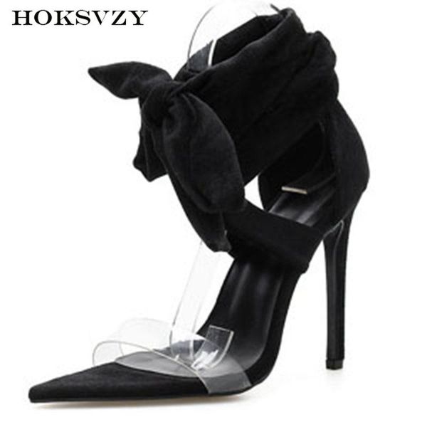 

12cm super high heels black bow shoes roman wind straps pointed cross bandage sandals women's zl
