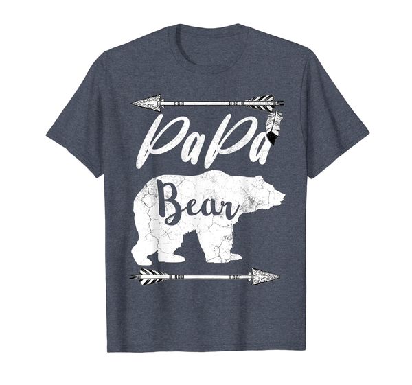 

father's day gifts from wife papa bear t shirt best, White;black