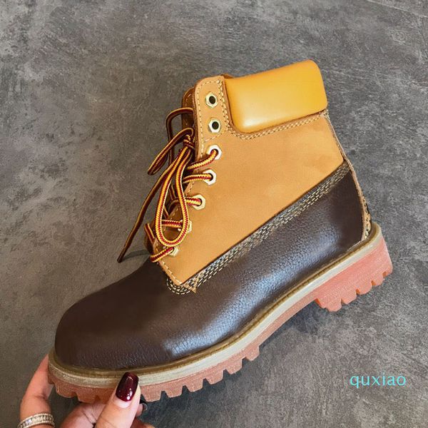 

with box men boots women men sports winter sneakers casual trainers mens womens shoes boots size 35-46, Black