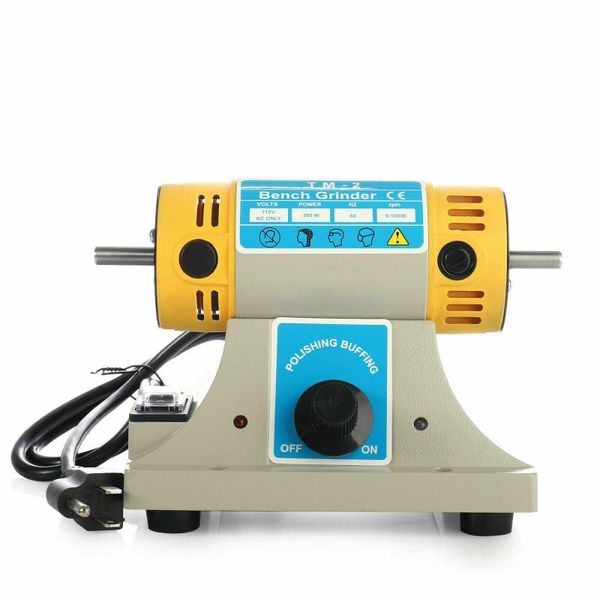 

power tool sets jewelry rock gem polishing buffer machine bench lathe polisher 350w electric grinder mill grinding kits