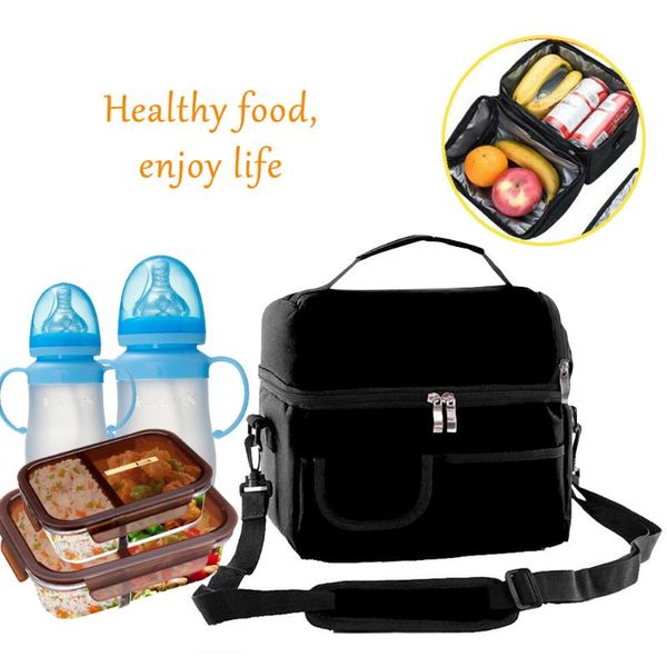 

storage bags 8l insulated lunch bag box for women men thermal cooler tote food picnic breastmilk insulation 2