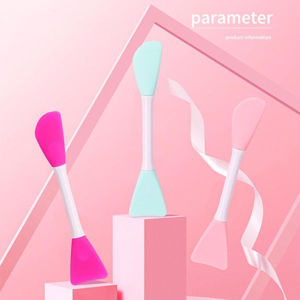 

makeup brushes multifunction facial stirring brush double head soft silicone face clean mask cosmetics beauty skin care tools