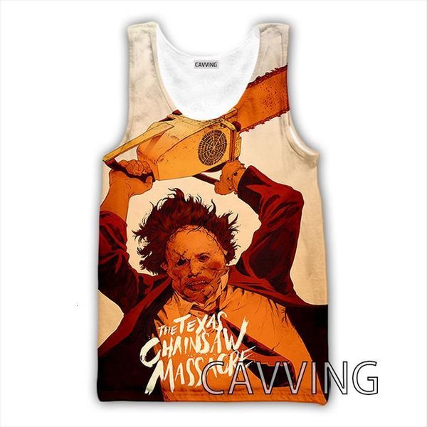 

fashion women mens 3d print texas chainsaw massacre tank harajuku vest summer undershirt shirts streetwear, White;black
