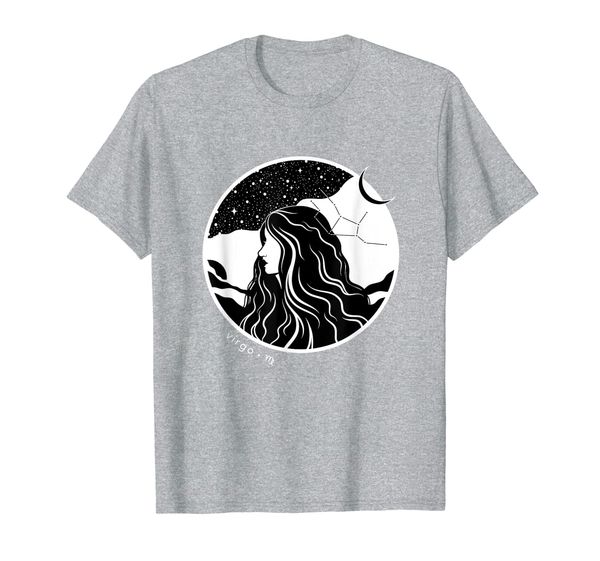 

buzzfeed virgo zodiac design t-shirt, White;black