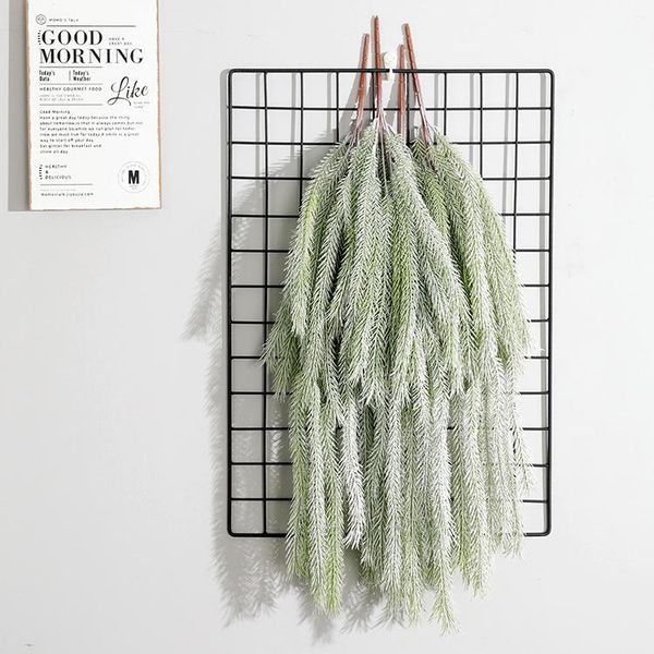 

decorative flowers & wreaths simulation flower single cedar plant green plants home decoration wedding ceiling indoor wall hanging guide diy