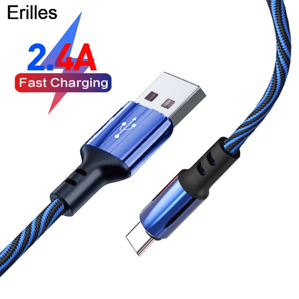 

lx brand 2.4a usb type c cable fast charging type-c charger data cable accessories mobile phone for samsung xiaomi redmi usb-c cabo wire