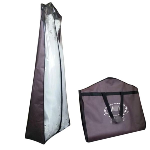

clothing & wardrobe storage dust cover for wedding dress proof bag evening bridal garment hanging dual print logo