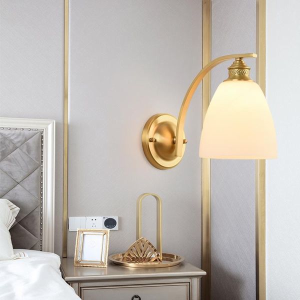 

wall lamp modern light glass lampadario copper lamplustre led moderne fixtures ceiling kroonluchtera for living room