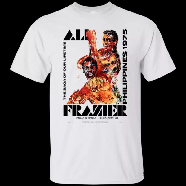 

Muhammed Ali, Joe Frazier, Philippines, Rumble in the Jungle, Poster, Closed Cir, White;black