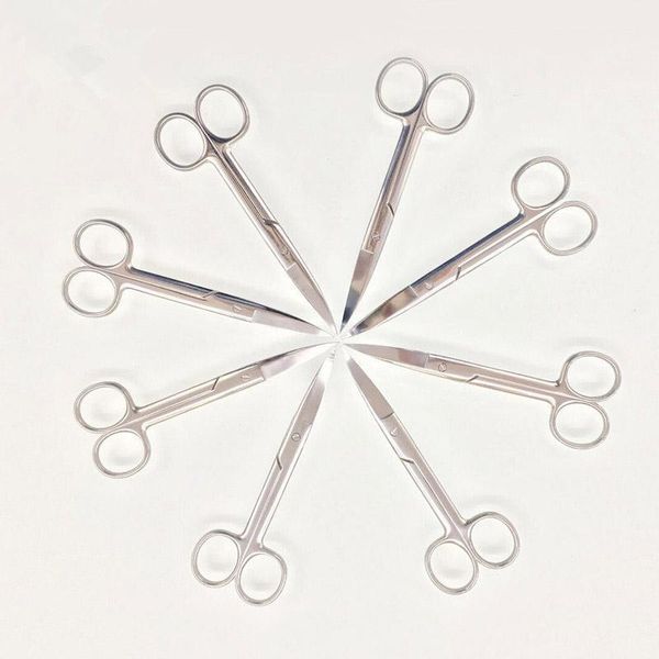 

hair scissors 14cm stainless steel bend tip household beauty tools sana889