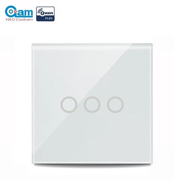 

smart home control coolcam z-wave 3ch eu touch sensitive wall switch sensor compatible with 300 series and 500 automation