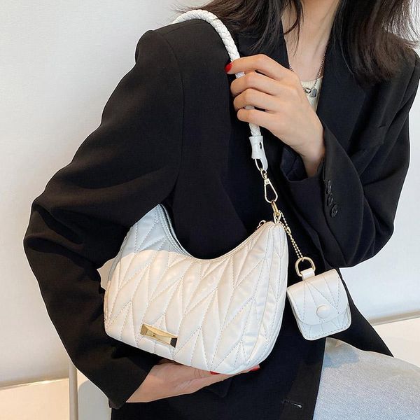 

shoulder bags fashion bag for women 2021quality leather subaxillary brand designer tote female handbag coin purse crossbody