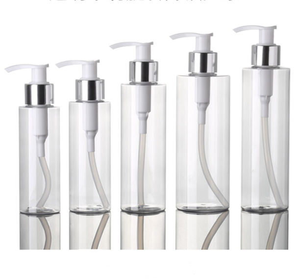 

storage bottles & jars 12pcs/lot 100ml 120ml 150ml empty refillable lotion bottle with pump for shampoo cosmetic travel package 200ml 250ml
