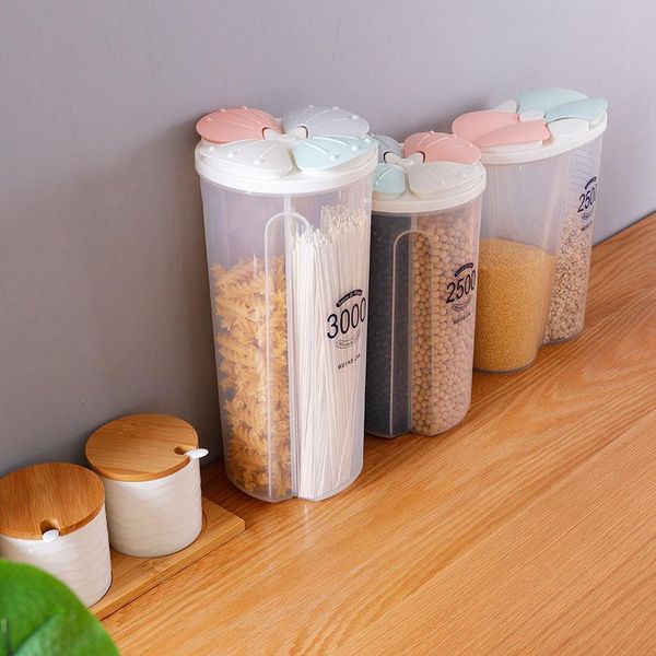 

storage bottles & jars kitchen box food supplies grain tank moisture-proof sealed transparent