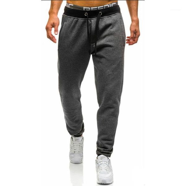 

sweatpants men's fashion casual pants in solid color, Black