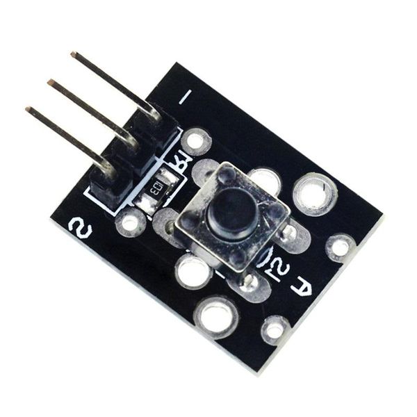 

integrated circuits 10pcs/lot ky-004 micro switch touch 1-bit key module for arduino
