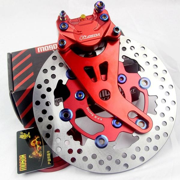 

motorcycle brakes universal modification rear cnc caliper brake calipers+220mm disc disks pump big crabs calip