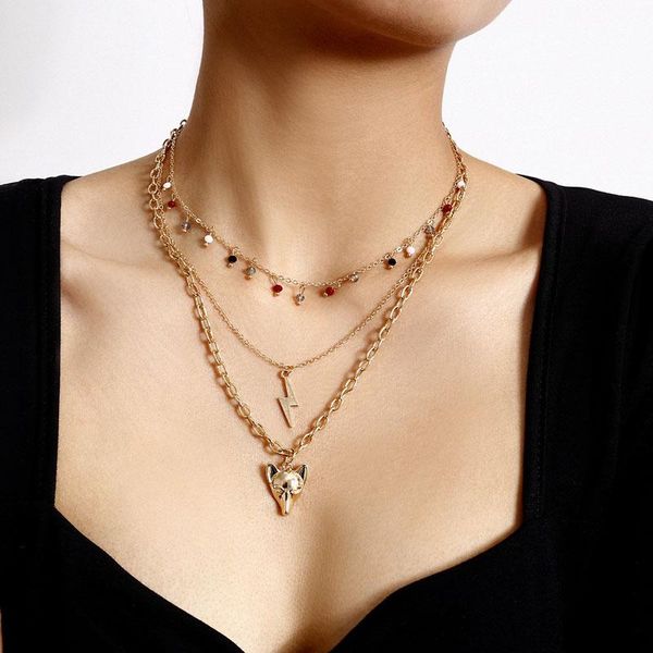 

bangle 2021 fashion jewelry necklace set choker for women luxury, Black