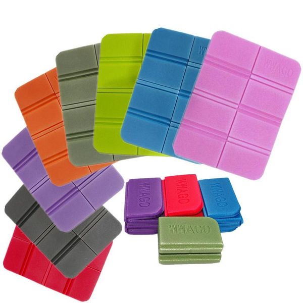 

outdoor pads beach camping mat foldable portable small picnic mats waterproof moisture-proof pad xpe folding cushion