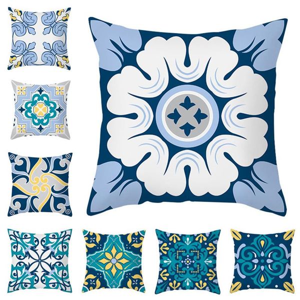 

cushion/decorative pillow bohemian datura cushion cover colorful mandala printed case geometric pillowcase for bedroom sofa car seat chair d