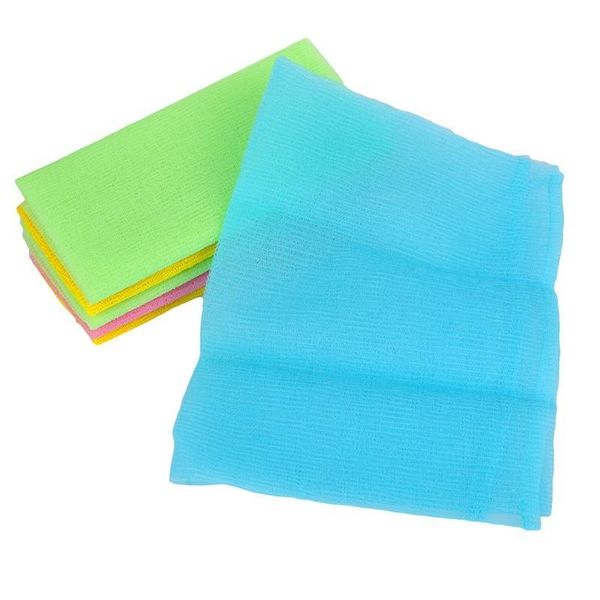 

nylon mesh bath shower body washing clean exfoliate puff scrubbing towel cloth scrubber soap bubble for the bath like loofah dhl