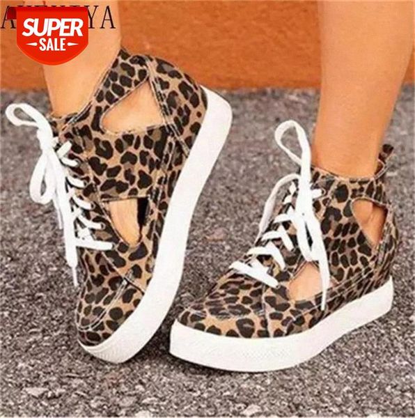 

New platform platform canvas casual shoes hollow lace-up sports shoes zapatillas de mujer size 43 women #b20p