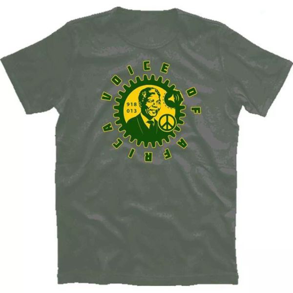 

rip-nelson mandela-voice of africa t-shirt s-xxxl, White;black