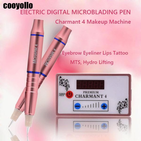 

tattoo guns kits 2021 charmant 4 electric digital pen set eyebrow lip eyeliner microblading gun permanent makeup mts hydro lifting machine