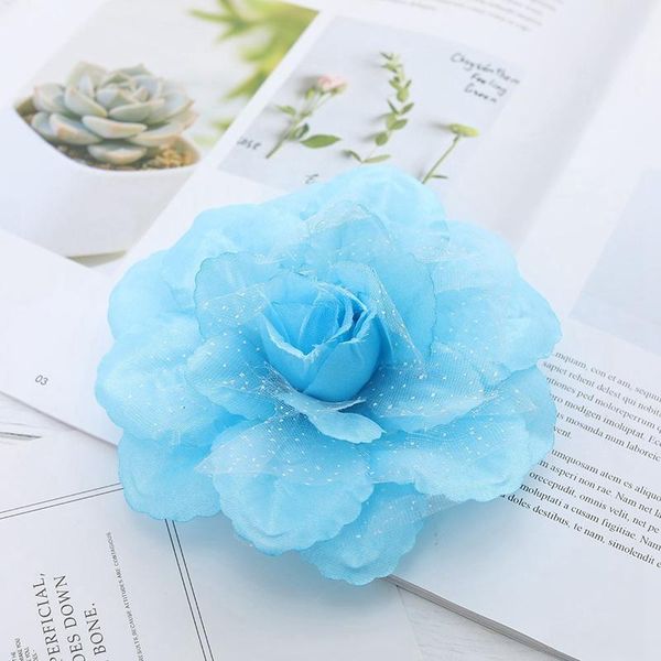 

1pc flowers curtain home decor clip tieback living room bedroom holder tie backs drape other
