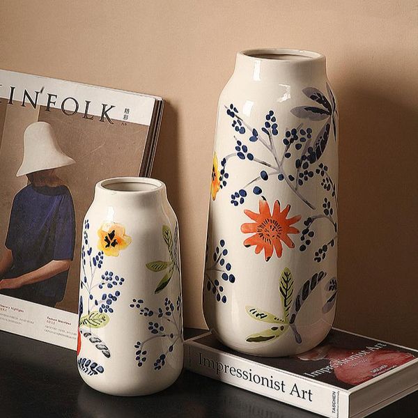 

vases decorative ceramic minimalist art modern domestic vase creative living room jarrones decoration ej50fv