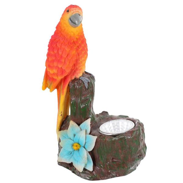 

wall lamp 1pc solar decorative bird animal statue landscape home night light