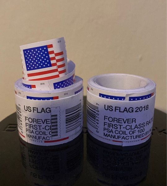 

100 usps stamps postage forever 2018 usa new sealed roll coil stamps 01