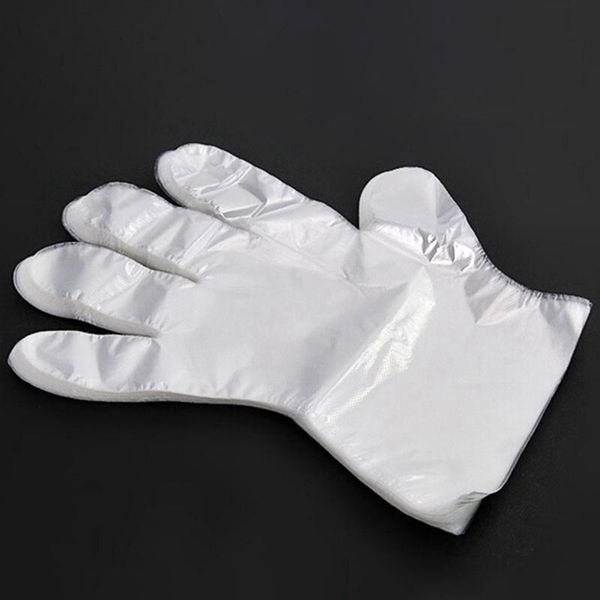 

disposable gloves 100pcs/pack plastic glove clear food for restaurant cleaning