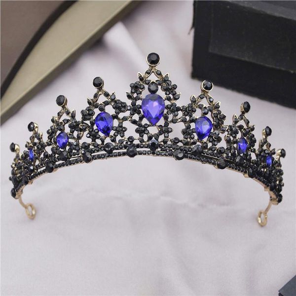

hair clips & barrettes drop vintage crystal crown small tiaras headbands for women wedding jewelry accessories, Golden;silver