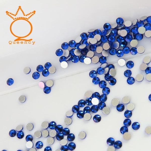 

capri blue color flatback with non-fix manicure rhinestones 1440pcs diy crystals strass charms rhinestone set1, Silver;gold