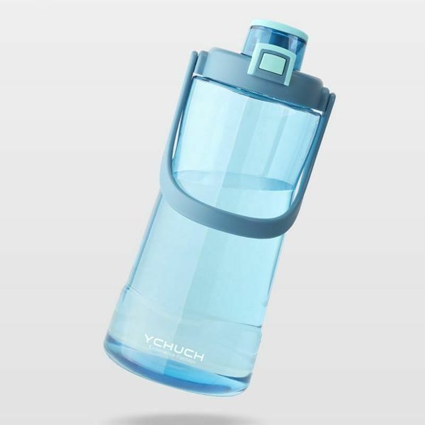 

super big capacity sport water bottle 2100ml with handgrip direct drinking filter cup family outdoor camp drinkware