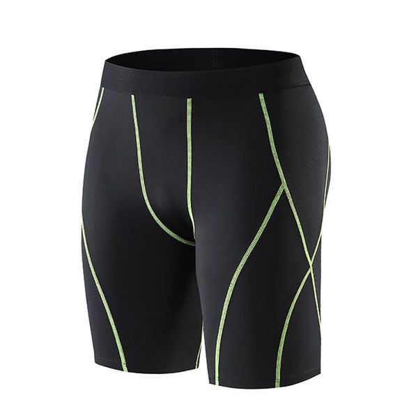 

men fitness shorts elastic short pants sports trousers gym training tights outdoor running sport shorts#, Black;blue