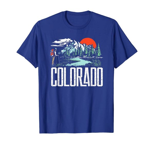 

Vintage Colorado Hiking Retro Mountain Backpacker T-Shirt, Mainly pictures